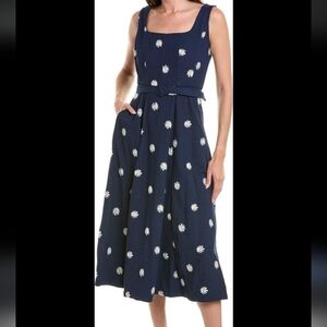 Taylor embroidered midi dress